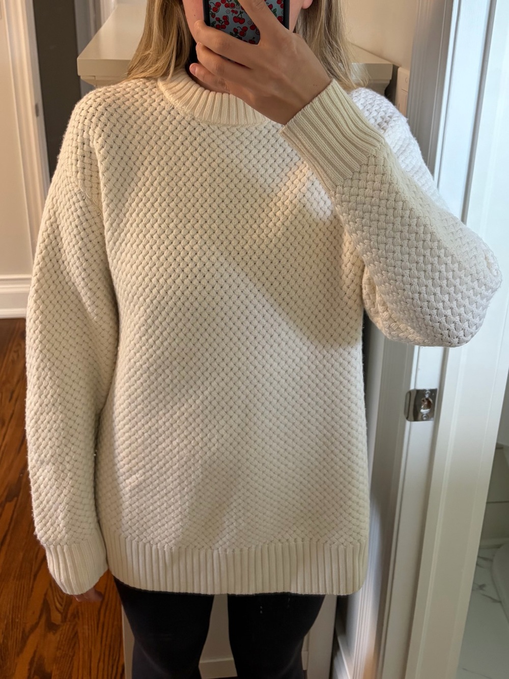 Aritiza | Merino Wool Cream Knit Sweater